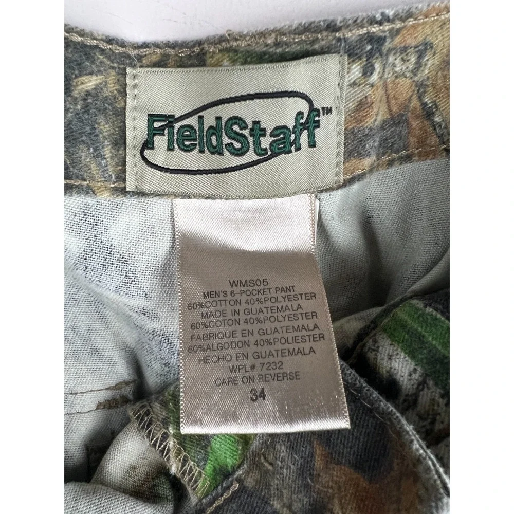 FieldStaff Mossy Oak Camo Hunting Set Mens XL Shirt 34 Pants Full Strut Turkey